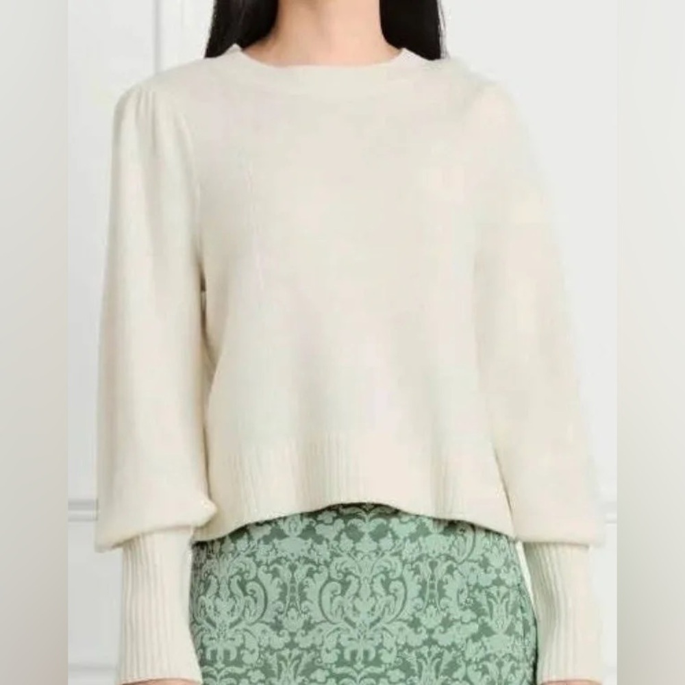 Hill House Ivory Merino Wool Sweater, size XS